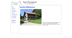 Desktop Screenshot of hirschgund.de